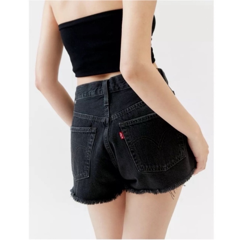 Levi's 501 Black Denim‎ Shorts